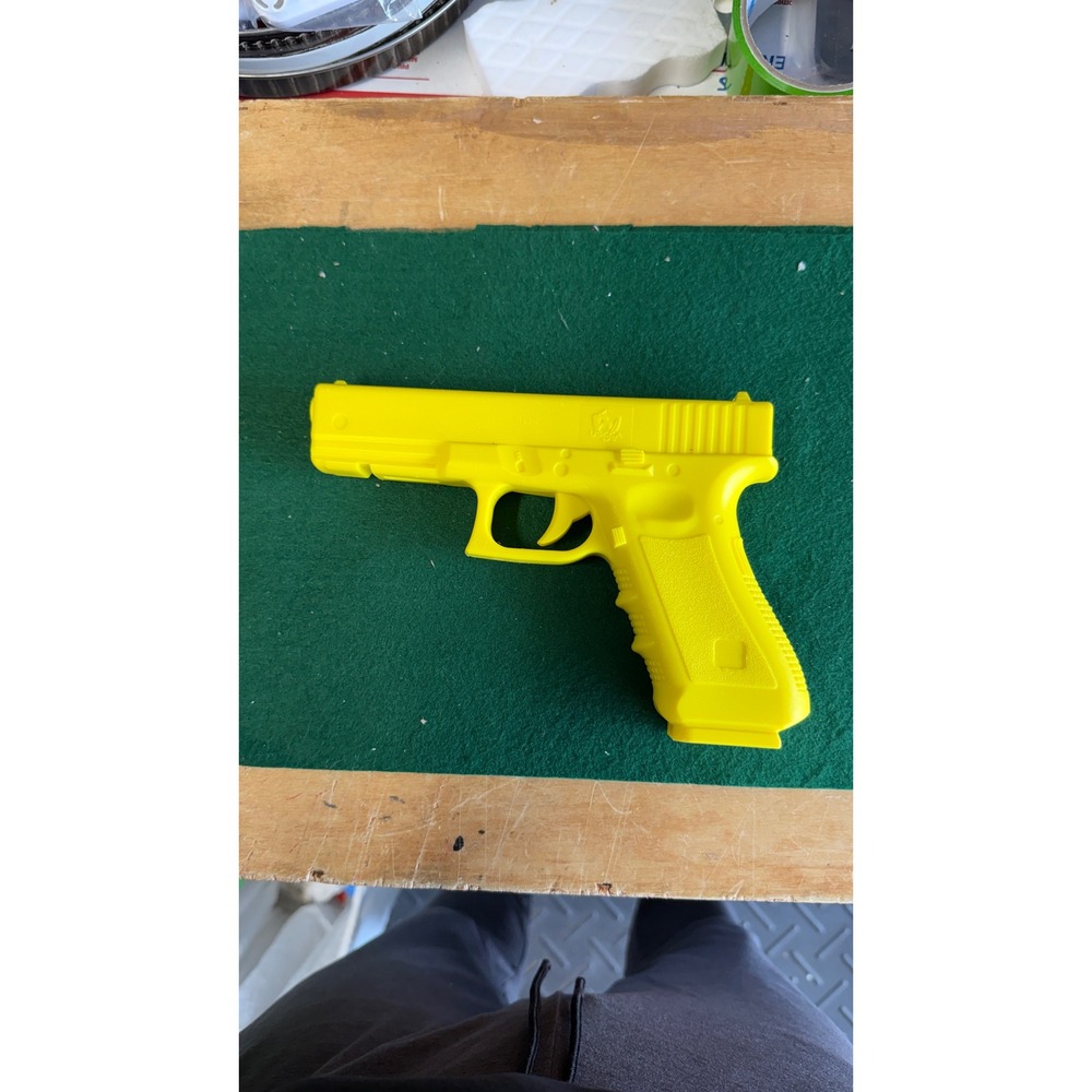 USCCA Yellow Weighted Training Pistol Polymer Handgun Replica Safety Practice